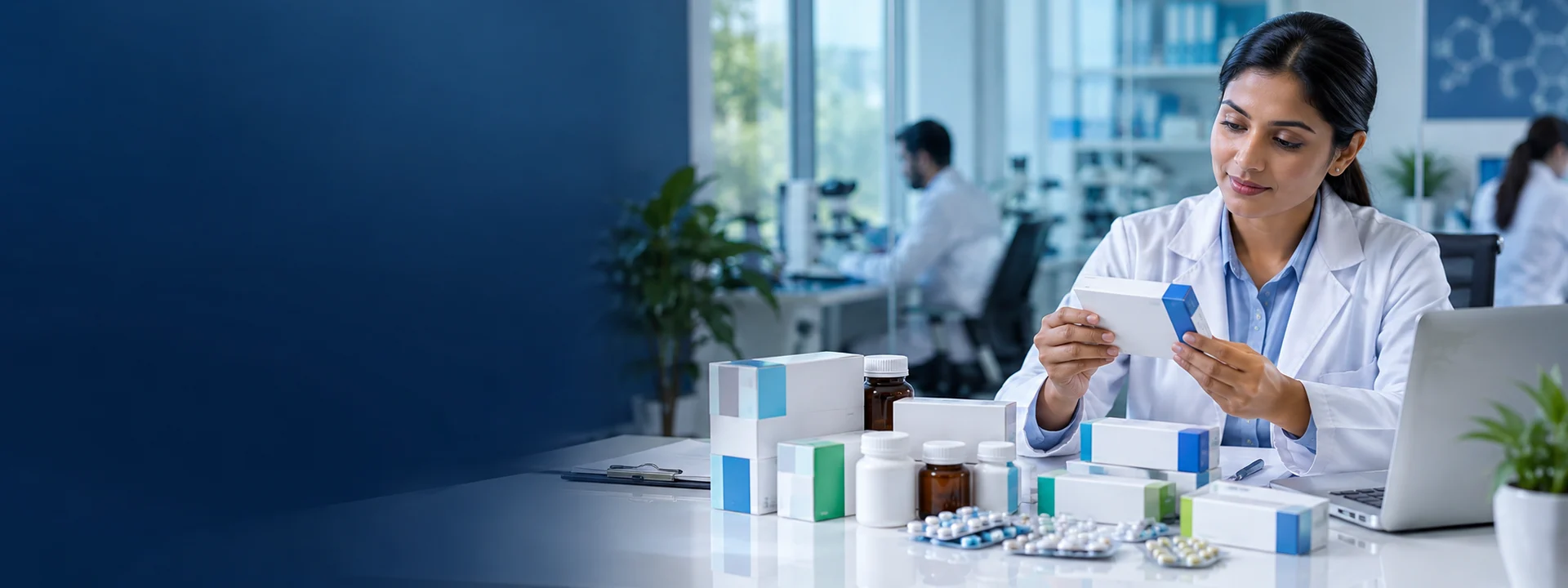 PCD Pharma franchise product opportunities Avyntrix Pharma professional reviewing products for PCD franchise opportunities in India